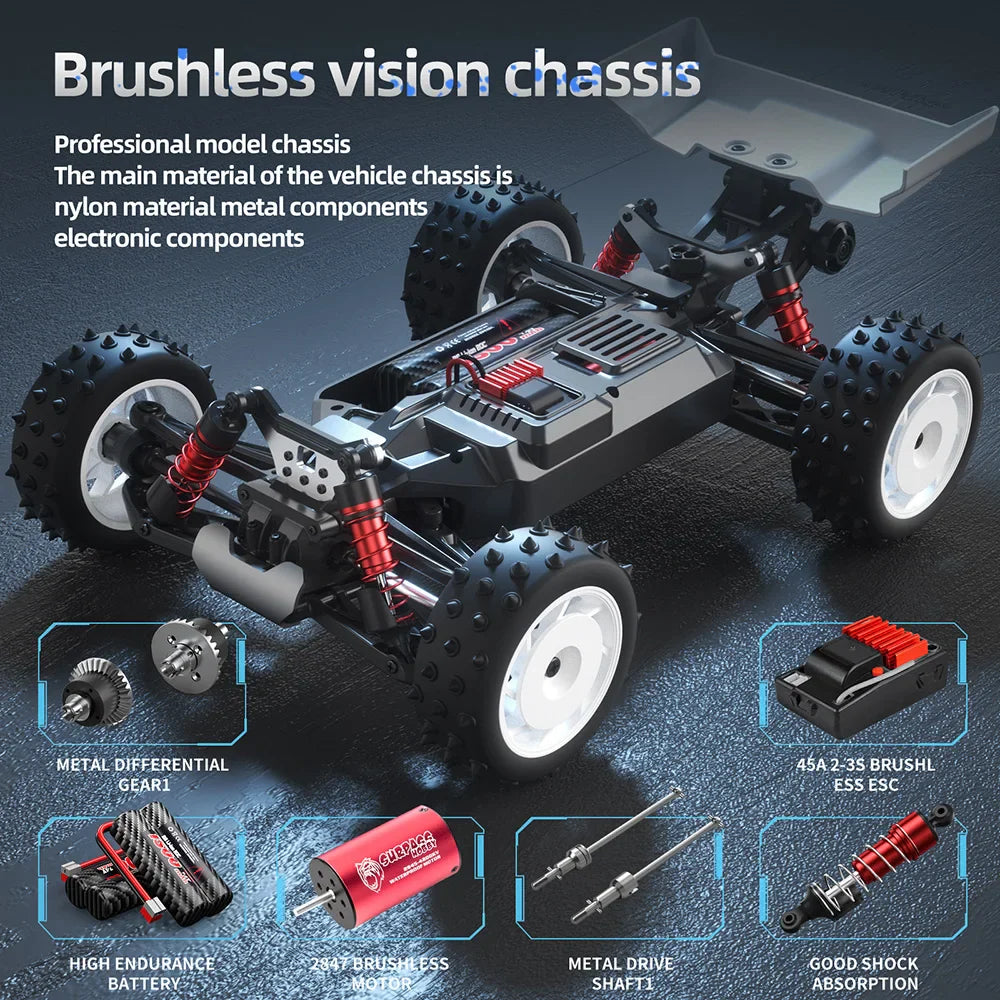 High-Speed S911PRO 1:16 4WD RC Drift Monster Truck