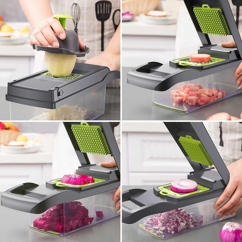 Pressed 14-piece Vegetable Cutter Kit