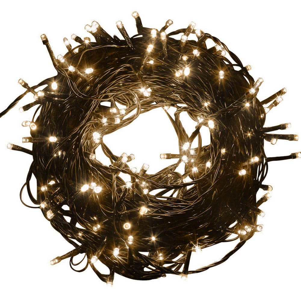 LED light string in selectable size and color - 360 LED - warm white-3