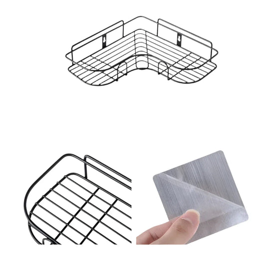 NNEOBA Non-Perforated Triangle Bathroom Shelf-0