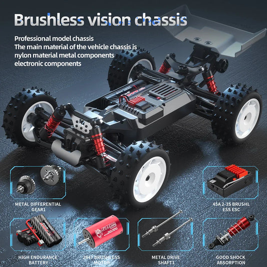High-Speed S911PRO 1:16 4WD RC Drift Monster Truck