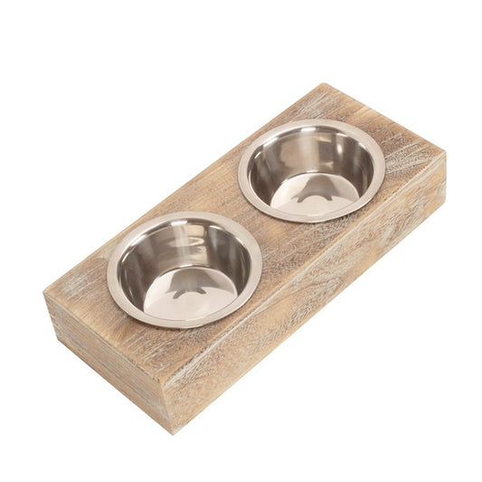 Wooden Dog Feeding Station-0