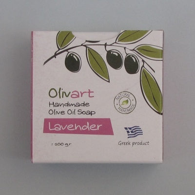 OLIVART Hand made Olive Oil soap - Lavender-0