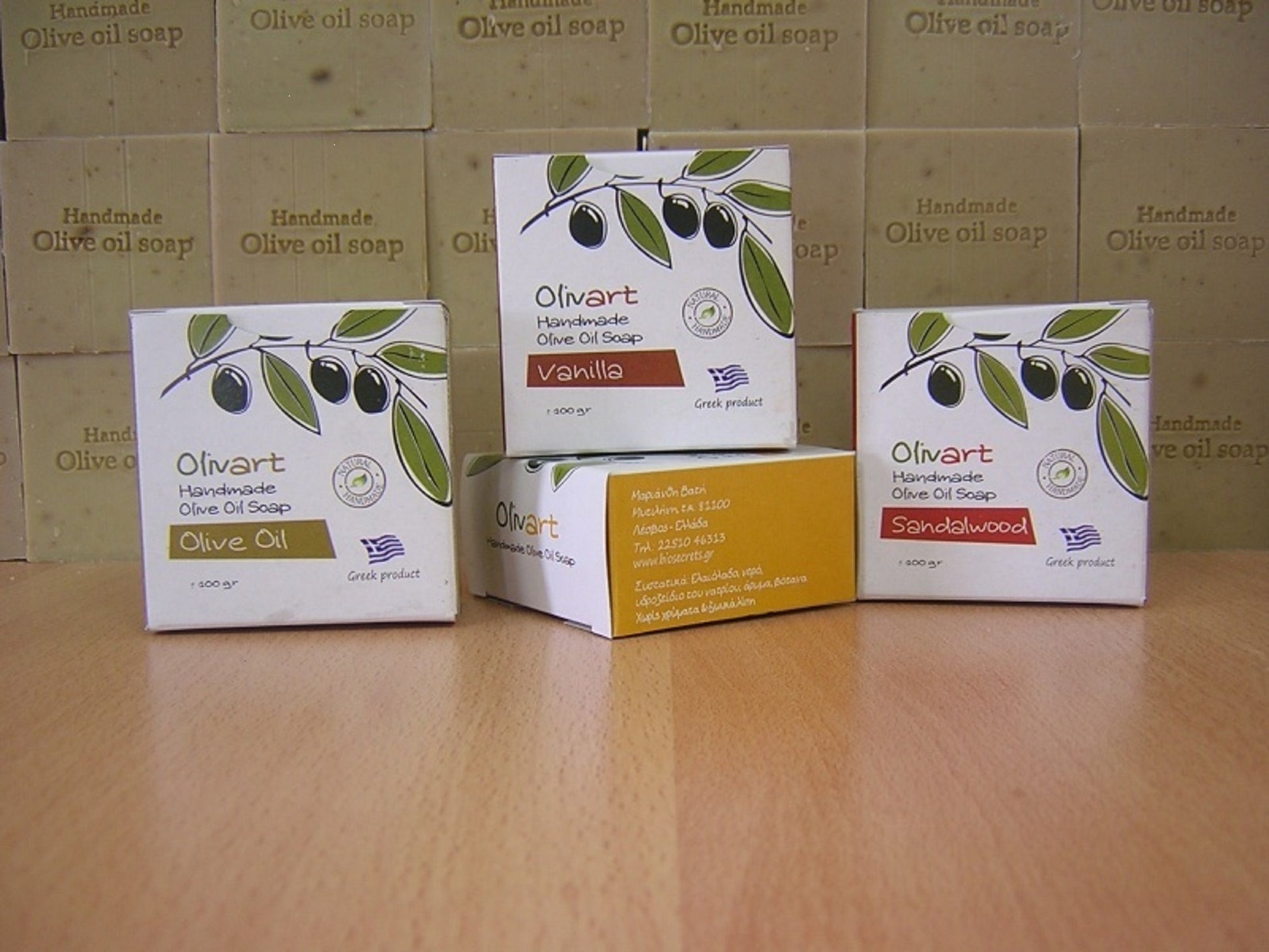 OLIVART Hand made Olive Oil soap - Lavender-1